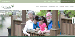 Desktop Screenshot of cerenityseniorcare.org